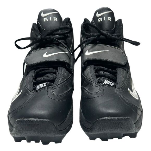New 2002 Vintage Nike Zoom Air TD Football Cleats Black and White ZM Deadstock - Picture 4 of 13